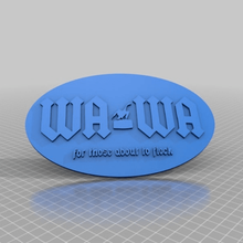 wa flock sign circle tool 3d printing 3d print model - Mito3D