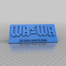 wa gregge segno strumento La stampa 3d 3d print model - Mito3D