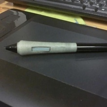 wacom intuos caneta grip gadget 3d print model - Mito3D
