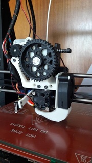wade's extrusor mod side fan duct 3d printer extruders 3d print model - Mito3D