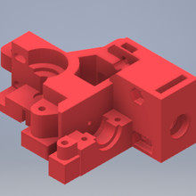 wade extrusor varios 3d print model - Mito3D