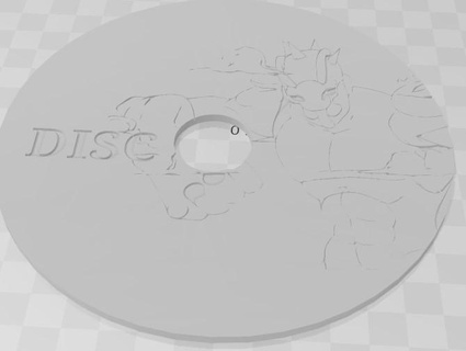 atmosferico rapporto disco ornamento 3d print model - Mito3D