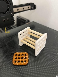 waffle pretzel grid 4 x 4 waffle pretzel snap grid grid grid design architecture furniture ideas  3d print model - Mito3D