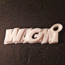 wagmi porte clés 3d print model - Mito3D