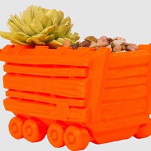 wagon planter home 3d print model - Mito3D