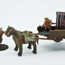 roda de carroça d&d a arte masmorras e dragões cavalo vagão 3d print model - Mito3D