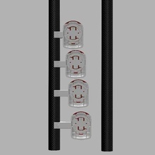 wahoo elemnt bolt mount aerobar tt zip ties 3d model print element equipment front handlebar aero gps hobby diy other 3d print model - Mito3D