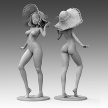 waifu praia 3d print model - Mito3D