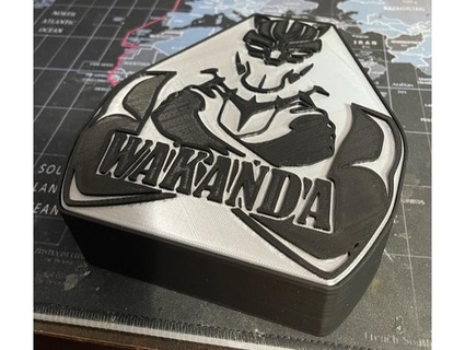 wakanda forever box wakanda wakanda forever movie scifi  3d print model - Mito3D