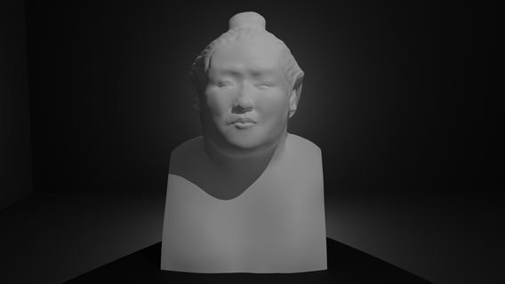 wakatkakage sumo lutte buste waka 3d print model - Mito3D