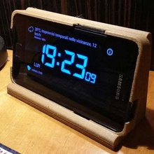 despertar samsung s2 gadget el teléfono móvil de despertador smartphone pie 3d print model - Mito3D