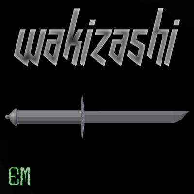 wakizashi dague poignards arme armes lame lames aciers marques marque 3d print model - Mito3D