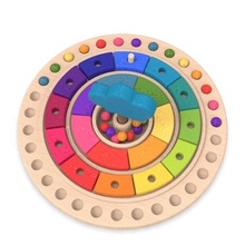 waldorf calendar toy game art rainbow day time month seasons 3d print model - Mito3D