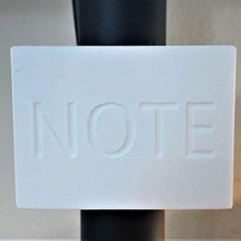 wali Nota clip attrezzo titolari scatole 3d print model - Mito3D
