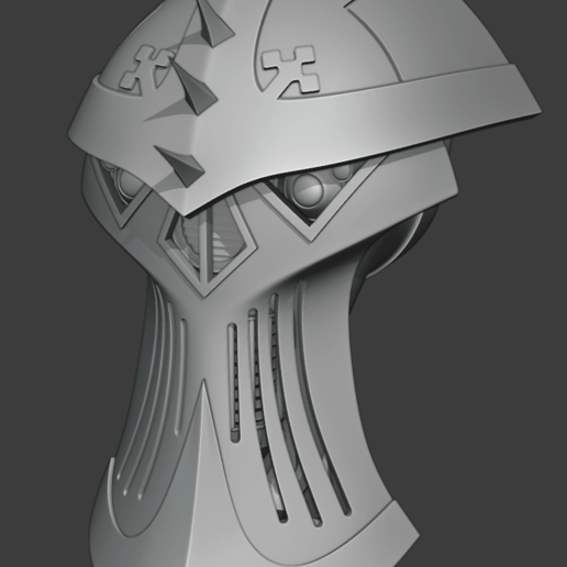 entrer' église Titan tête marteau guerre 40k 3d impression 3D print model - Mito3D