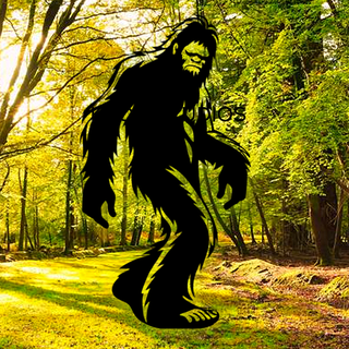 walking big foot wall art realistic sasquatch decor 2d Various christmas decoration keychain home toy game holiday tree ornament room bigfoot mountains squatchy 3d print model - Mito3D