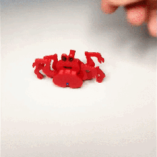 marchant Crabe marche jambes mouvement rassembler 3d print model - Mito3D
