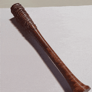 passeggio morto negan lucille penna sfera biro matita inchiostro zombie pipistrello baseball 3d print model - Mito3D