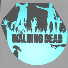 walking dead - rick zombie 2d casa caminar muertos 3d print model - Mito3D