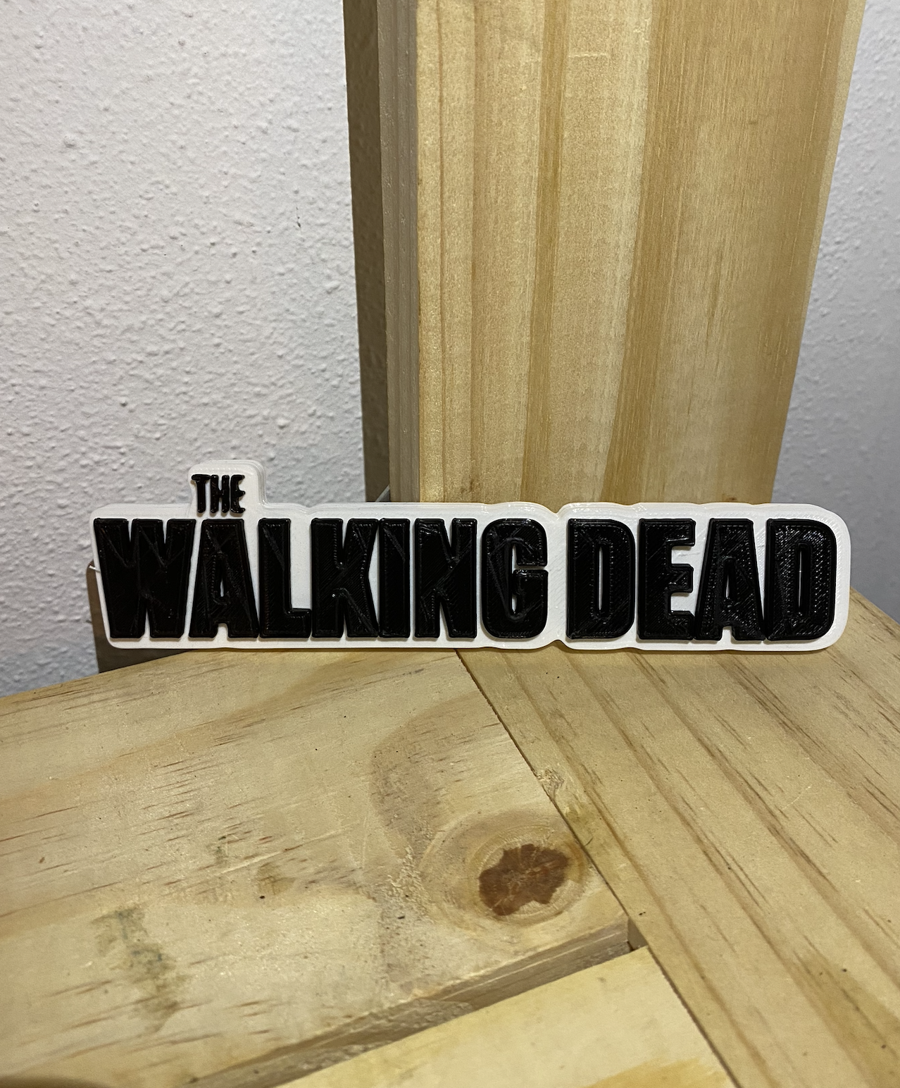 walking dead logo 3D print model - Mito3D