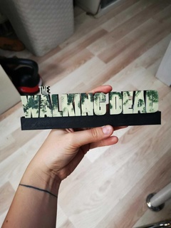 walking dead logo zombie 3d print model - Mito3D
