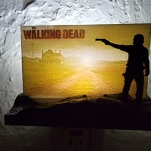 caminando muerto noche ligero tv almiar mugre 3d print model - Mito3D