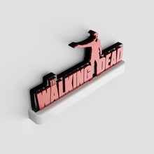 walking dead stand logo game 3d print model - Mito3D
