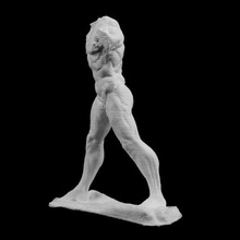 caminhando homem mus Rodin Paris arte 3d print model - Mito3D