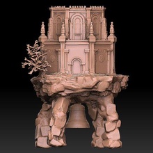 passeggio mausoleo dalla mano squillare 3d print model - Mito3D