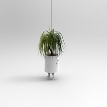 walking planter planters home golly pod decors table art artifacts interior pot vase 3d print model - Mito3D