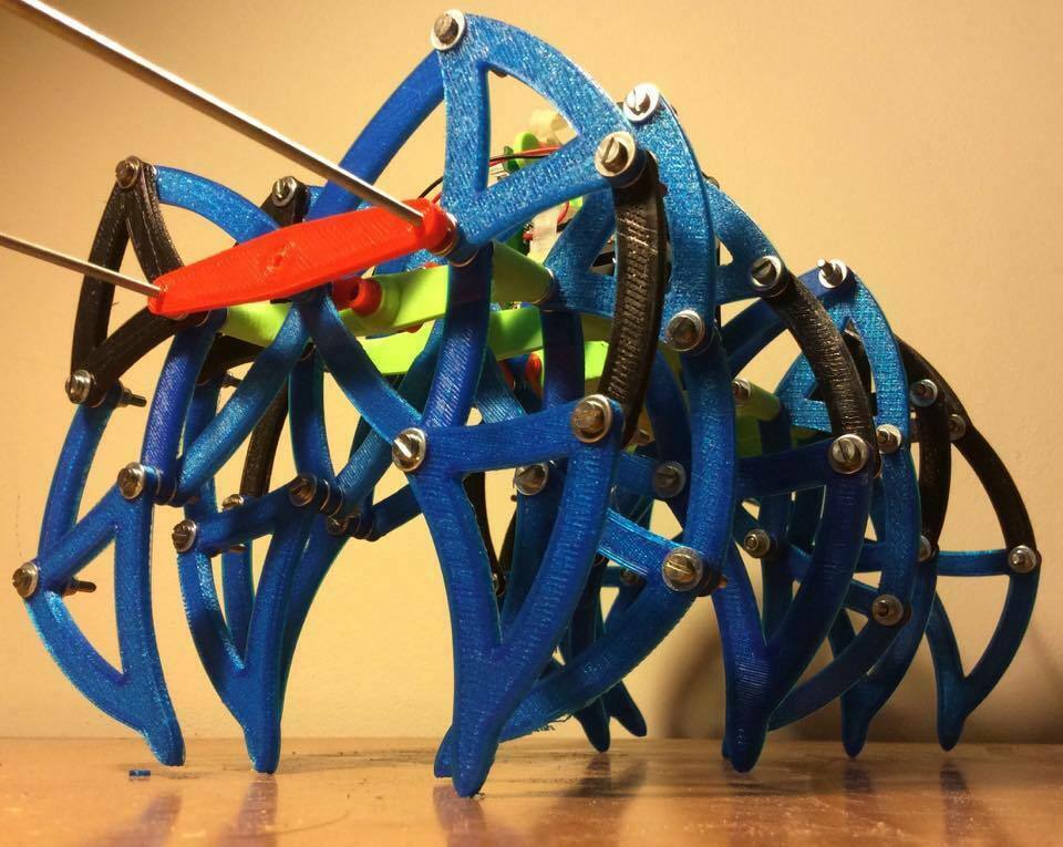 walking robot 3D print model - Mito3D