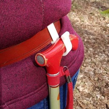 walking stick belt clip various sport outdoors assistive device archery 3d print model - Mito3D