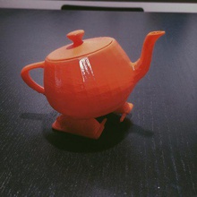 yürüyen çaydanlık oyun model robotlar utah teapot karakter 3d print model - Mito3D