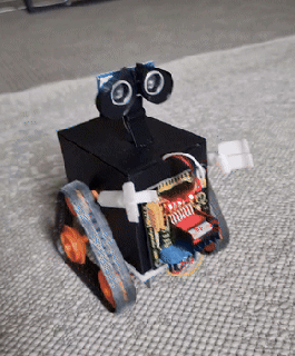 wall-e robot avoids obstacles 3d print model - Mito3D