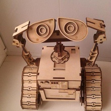 wall-e robot laser cutting cdr dxf file mdf 3d model svg 3d print model - Mito3D