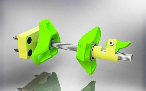 wall mount biriktirmek Kulp destek hızlı serbest bırakmak raptiye top rulman filaman mücadelesi duvar binmek 3d yazıcı Aksesuarlar 3d print model - Mito3D