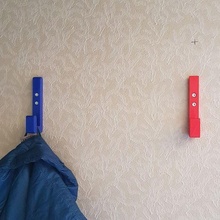 wall-mounted coat rack support 3d print model - Mito3D