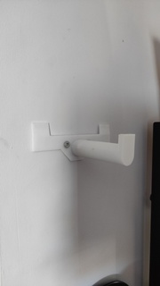 wall mounted bobina soporte printer3d filamento apoyo sidewinder crealidad 3d print model - Mito3D
