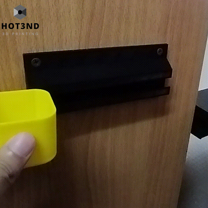 wall mounted almacenamiento sistema pared cajas 3D print model - Mito3D