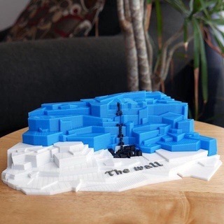 duvar oyun tahtlar renkli Ortaçağa ait kule Westeros sert kar buz Game of Thrones kale yaş Castillo mini dünya gece Gözcüsü 3d print model - Mito3D