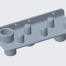 wall accessories organizer xiaomi jimmy jv85pro split version jv85 pro rack vacuum 3d print model - Mito3D