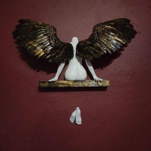 wall angel art women 3d print model - Mito3D