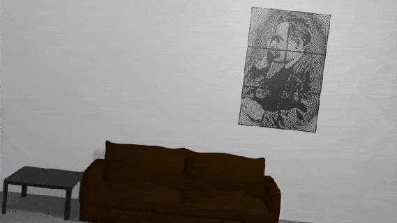 Mauer Kunst friedrich Nietzsche Philosophie Bücher lesen aufhängen übermann 3d print model - Mito3D