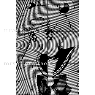 wall art - sailor moon serena anime 3d print model - Mito3D