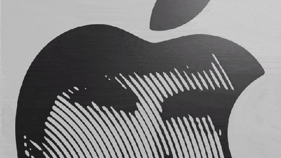 wall art - steve's apple linear steve jobs mac iphone 3d print model - Mito3D