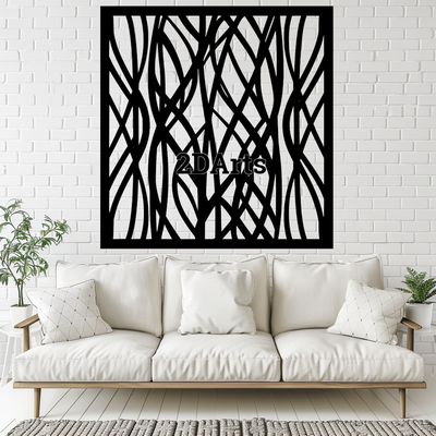 wall art 2d window - digital stl & svg file home home decor 3d printing laser cutting interior design cults3d download modern minimalist rustic eclectic living room birthday gift housewarming unique lover diy project 3d print model - Mito3D