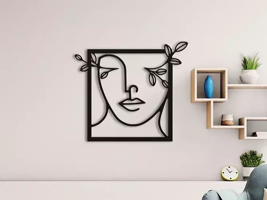 mauer kunst dekor 3d wall mounted druckt design 3d print model - Mito3D
