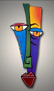 duvar Sanat dekor Picasso multi color 3d print model - Mito3D