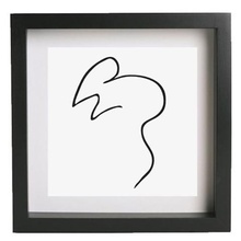 wall art picasso mouse frame home decoration 3d print model - Mito3D