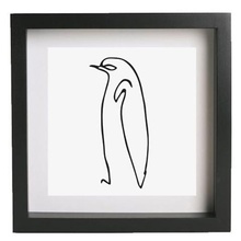 wall art picasso penguin frame home decoration 3d print model - Mito3D